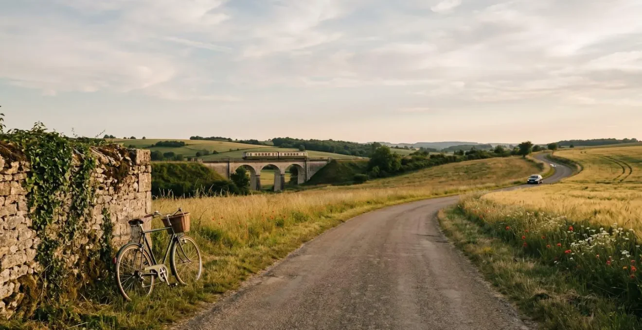 Comparaison visuelle des modes de transport lents pour un voyage authentique